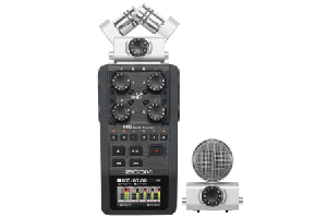 The Zoom H6 With mid-side microphone capsule
