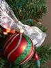 Christmas Ornament on a Christmas Tree Closeup